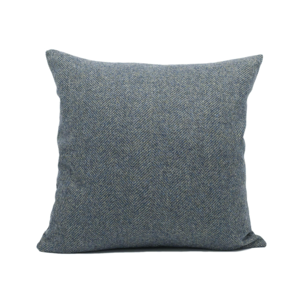 Abraham Moon - Glamis - Glacier -  100% Wool Cushion Cover - Designer Plaid Pillow Cover - Handmade Custom Abraham Moon Pillow.
