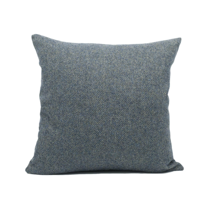 Abraham Moon - Glamis - Glacier -  100% Wool Cushion Cover - Designer Plaid Pillow Cover - Handmade Custom Abraham Moon Pillow.