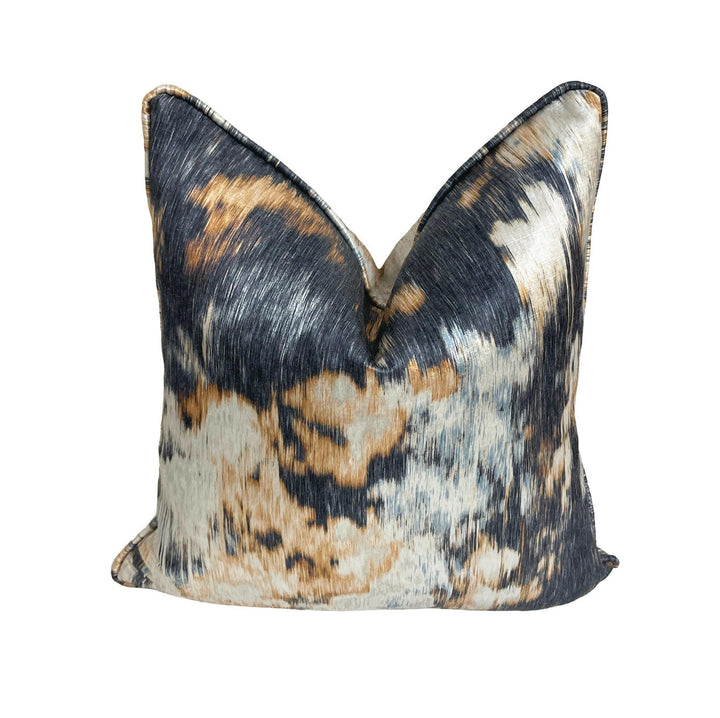 Harlequin - Diffuse - Ink / Copper - Cushion Cover Throw Pillow Clarke and Clarke Designer Home Decor.