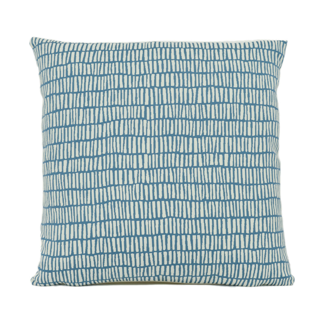 Scion - Tocca - Denim - Simplistic Modern Geometric Cushion Cover Handmade Throw Pillow Designer Home Décor.
