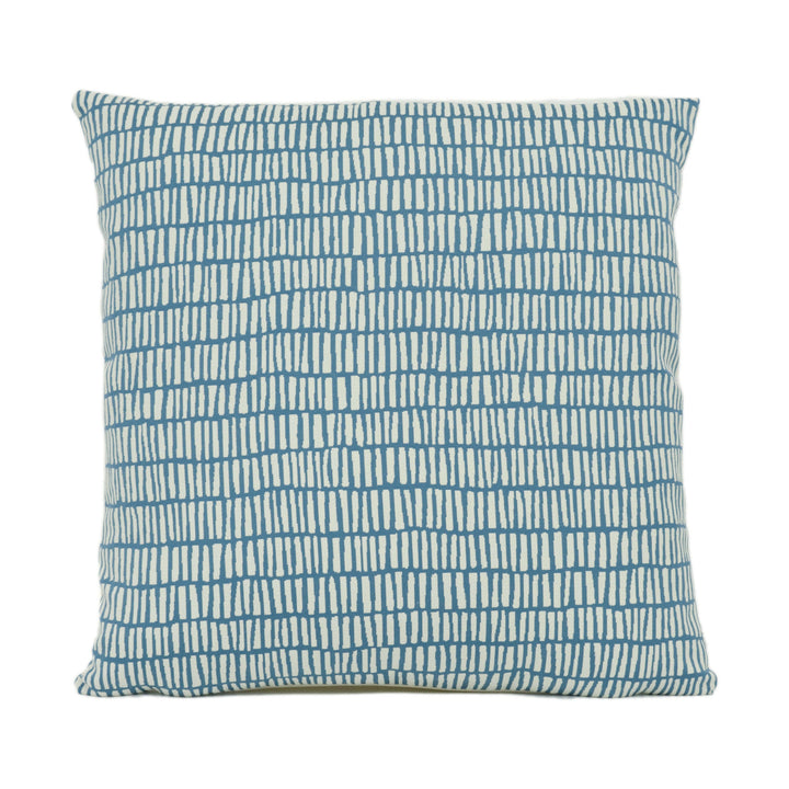 Scion - Tocca - Denim - Simplistic Modern Geometric Cushion Cover Handmade Throw Pillow Designer Home Décor.