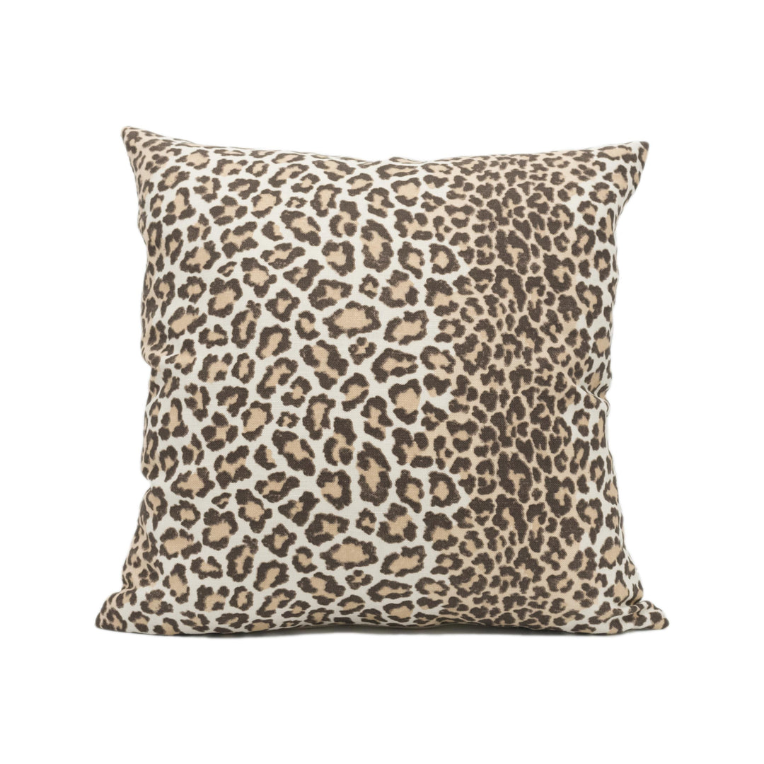 Colefax and Fowler - Panthera - Chocolate - Soft Animal Print Stripe Designer Cushion Cover - Luxury Throw Pillow Handmade Home Decor
