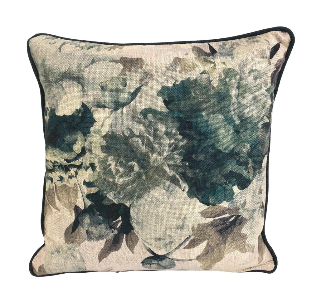 Chivasso Fabric - Fiore Botanico - Cushion Cover Pillow Throw 16" x 16".