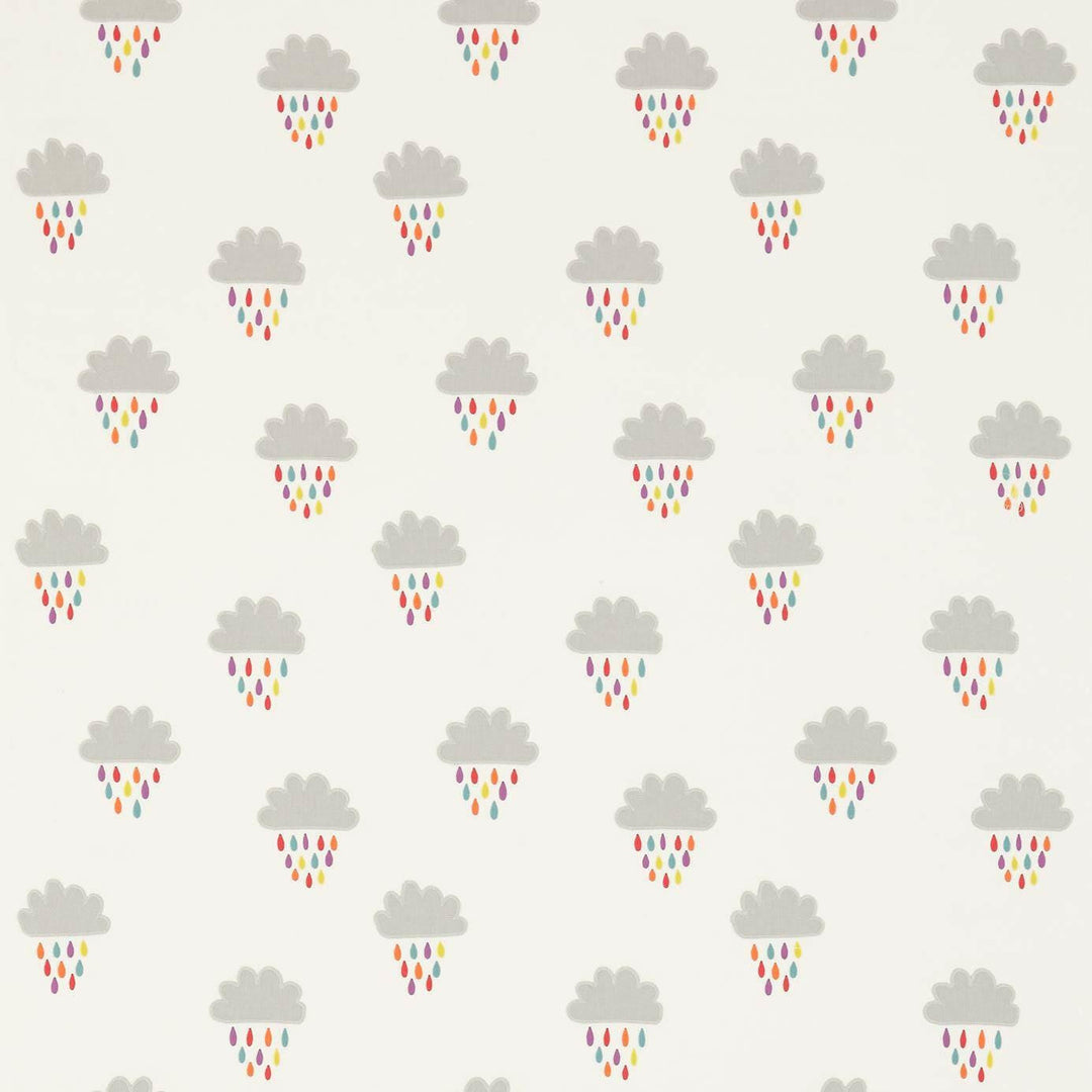 Scion - April Showers - 3 Colourways Available - Delightful Embroidered Cloud Designer Cushion Cover - Luxury Throw Pillow - Handmade Home.