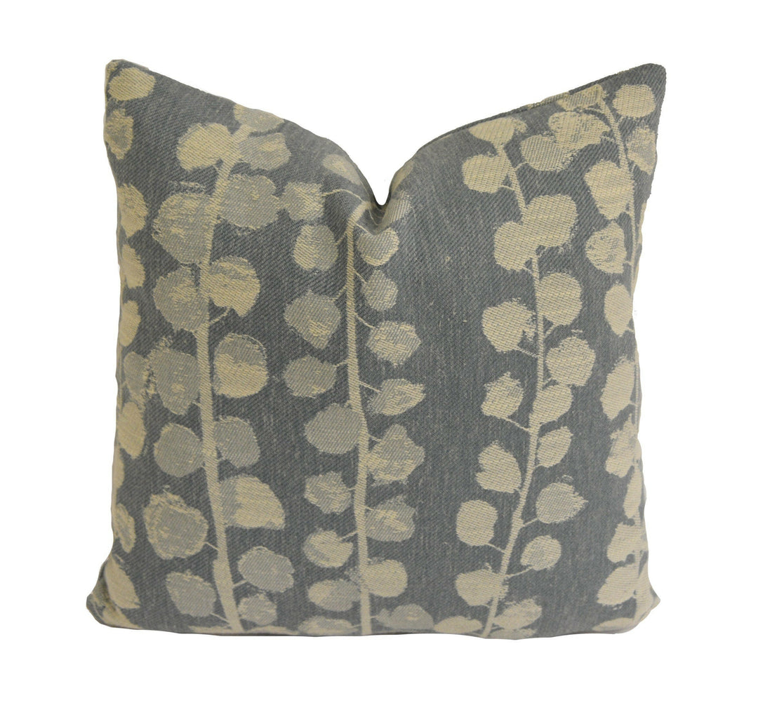 Clarke and Clarke - Myla - Denim -  Gorgeous Scandinavian Cushion Cover Throw Pillow Designer Home Decor.