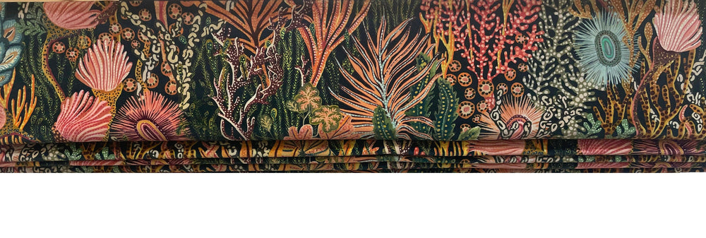 Harlequin - Acropora - Brazilian Rosewood / Nectar / Tree Canopy  - Professionally Made Roman Blind Made to Measure Designers Home Decor.