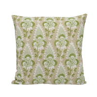 Thumbnail for a green and white pillow on a white background