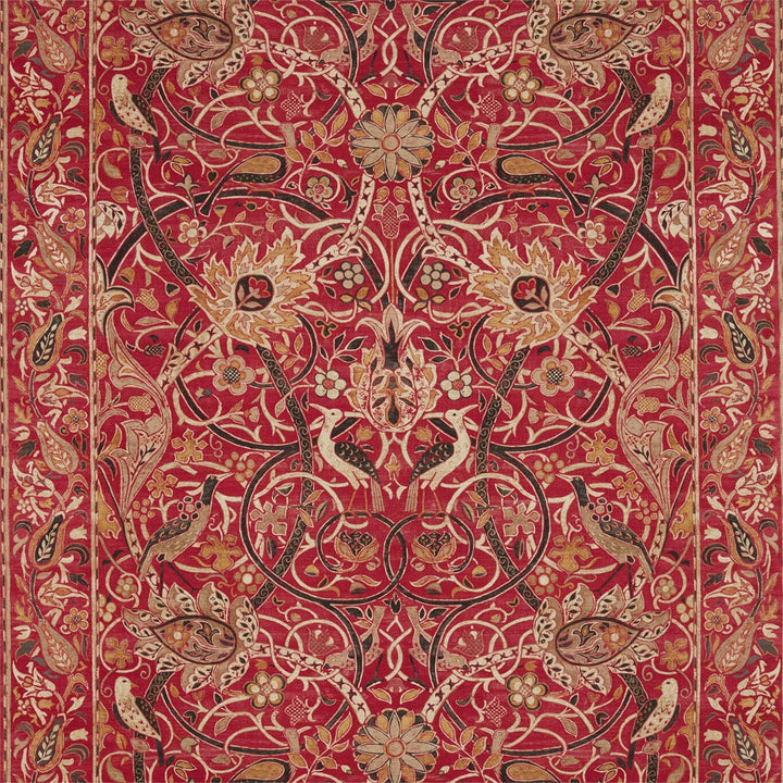 William Morris - Bullerswood - Paprika / Gold - Cushion Cover Throw Pillow Designer Home Decor.