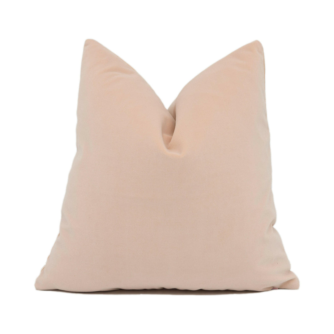 Stunning Designer Blush Pink Velvet Cushion Cover - Handmade Throw Pillow - Designer Home Décor.