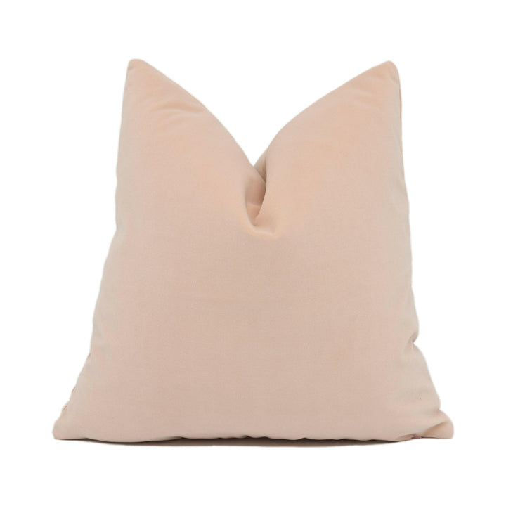 Stunning Designer Blush Pink Velvet Cushion Cover - Handmade Throw Pillow - Designer Home Décor.