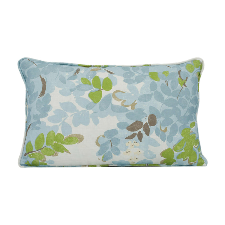 Thibaut - Central Park - Spa Blue - Mesmerizing 1930's New York Tree Canopy Designer Cushion Cover - Luxury Throw Pillow - Handmade Home.