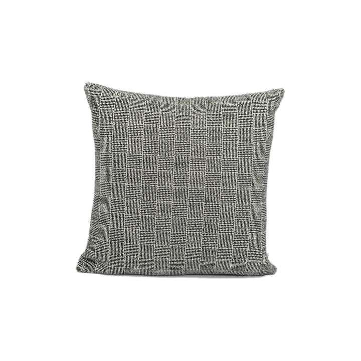 Zinc Textiles - LaGrange - Dalmatian - Iconic Cotton Chenille Chequerboard Designer Cushion Cover - Luxury Throw Pillow - Handmade Home Deco