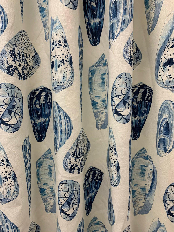 Scalamandre Fabric - Porcelain -  Made to Measure Curtains.