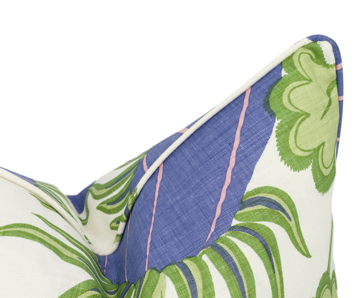 Christopher Farr x Michael Szell - Carnival - Blueberry - Bright Psychedelia Inspired Cushion Cover - Handmade Throw Pillow