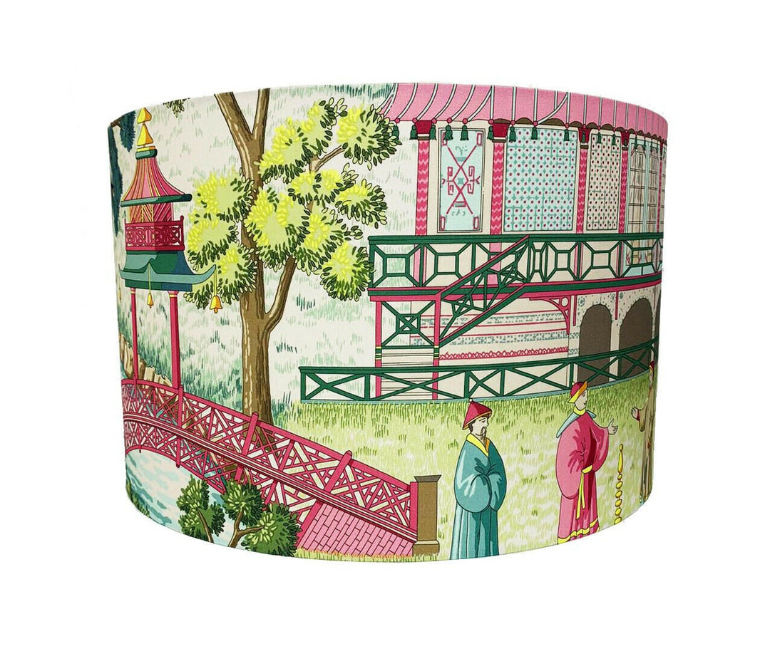Manuel Canovas - Pagoda - Rose  - Lampshade Stunning Handmade.