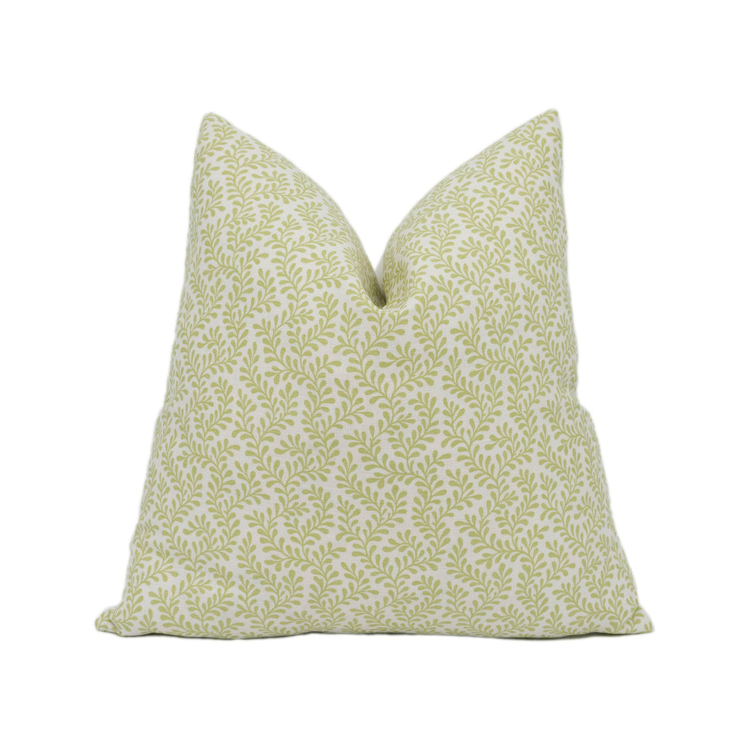 Colefax and Fowler - Blythe - Leaf - Rushmere Inspired Coral Designer Cushion Cover - Handmade Throw Pillow Luxury Home Décor.