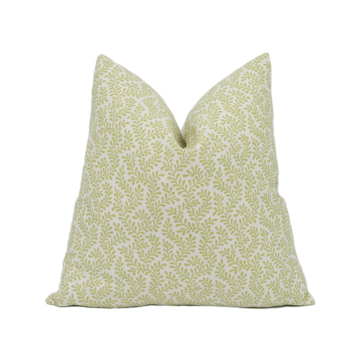 Colefax and Fowler - Blythe - Leaf - Rushmere Inspired Coral Designer Cushion Cover - Handmade Throw Pillow Luxury Home Décor.