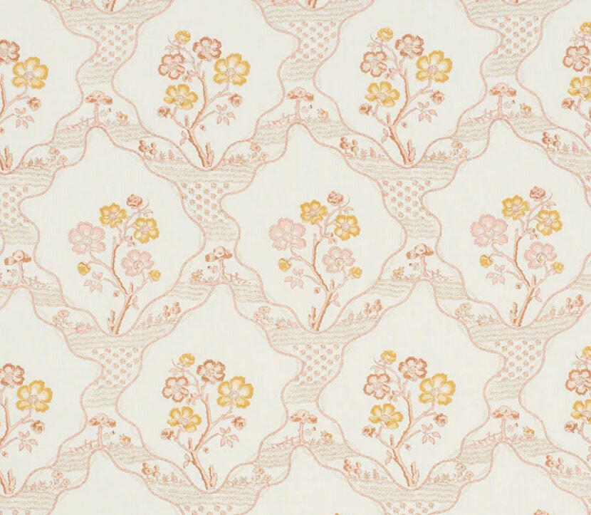 Schumacher - Marella - Spice - Floral Vogue Living Designer Cushion Cover - Handmade Throw Pillow - Luxury Home Decor.