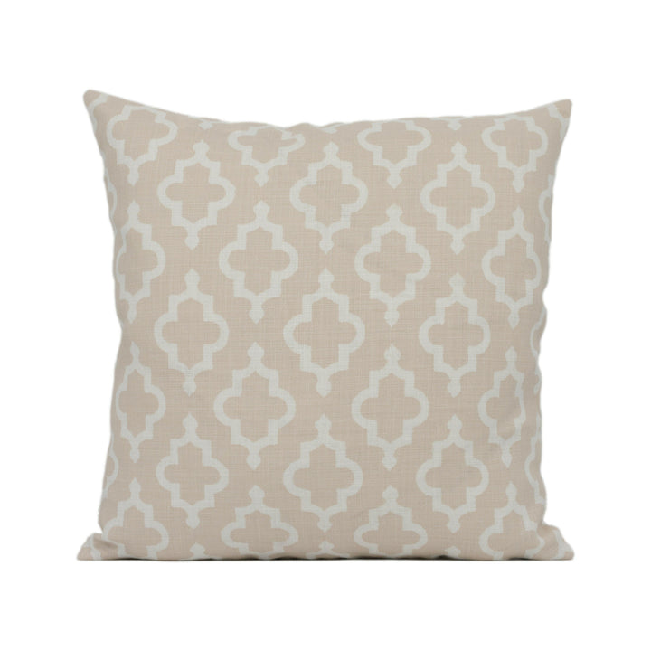 Schumacher - Jake - Quiet Pink - Moroccan Inspired Geometric Cushion Cover Handmade Throw Pillow Designer Home Décor.
