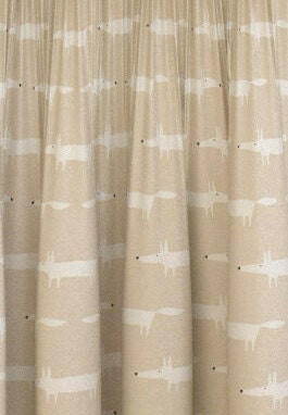 Scion Fabric - Little. Fox  - Snow -  Made to Measure Curtains + buy by the metre.