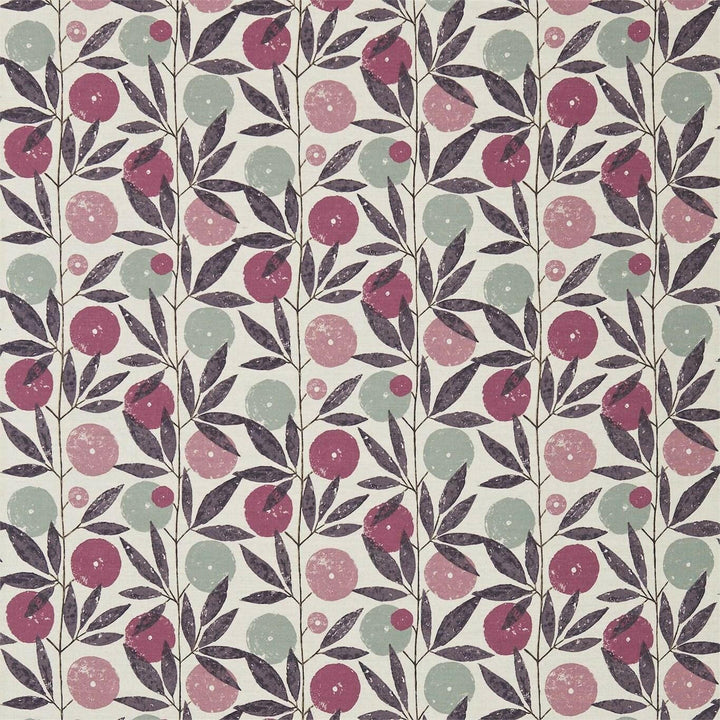 Scion - Blomma - 4 Colourways Available - Kiwi / Heather / Toffee / Tangerine - Retro Floral Cushion Cover - Handmade Throw Pillow Designer.