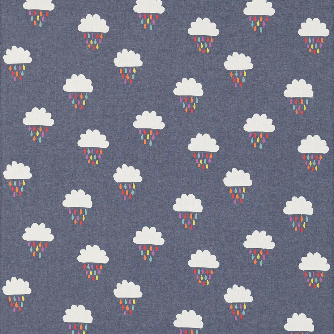 Scion - April Showers - 3 Colourways Available - Delightful Embroidered Cloud Designer Cushion Cover - Luxury Throw Pillow - Handmade Home.