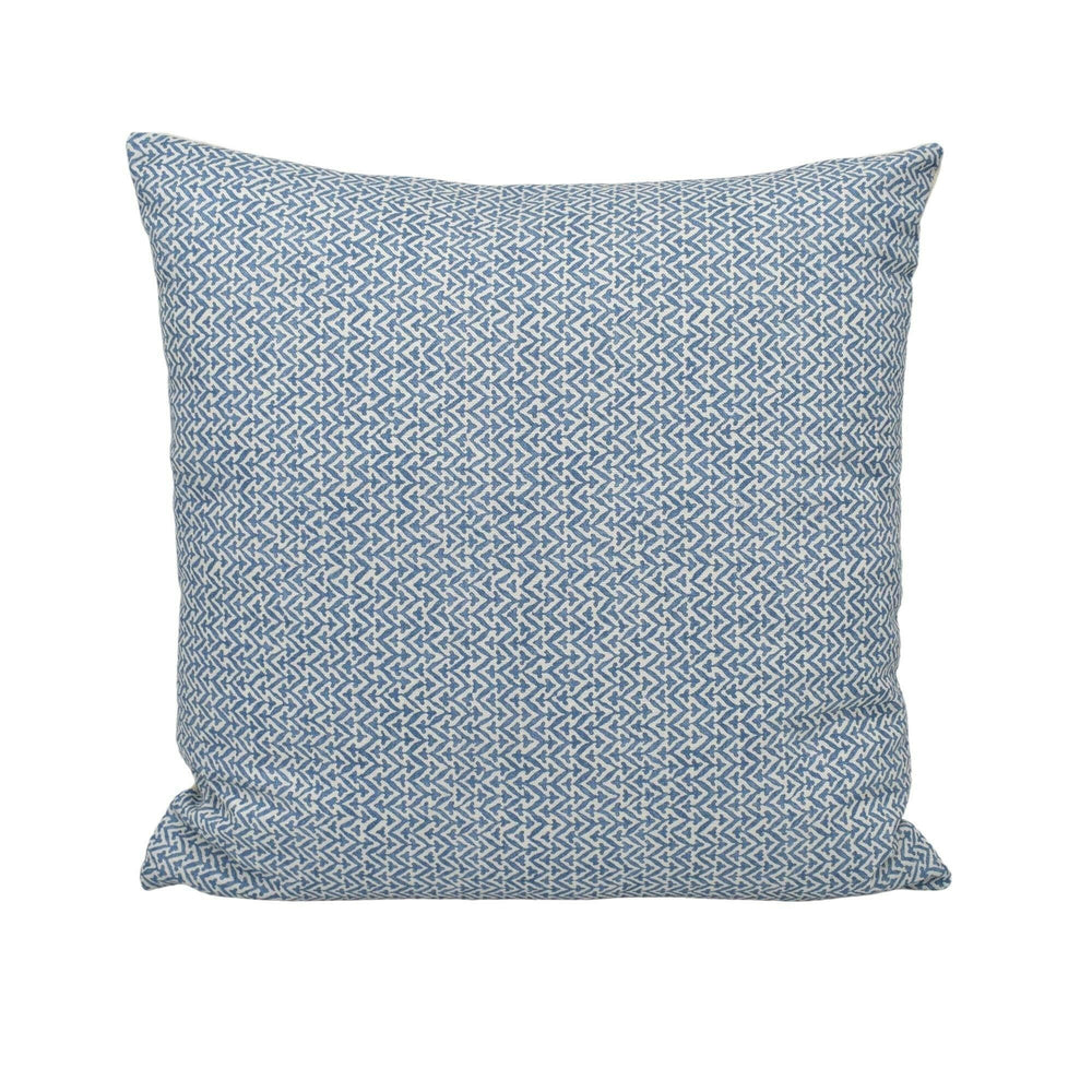 GP & J Baker - Tilly - Indigo - Stylish Versatile Geometric Designer Cushion Cover - Luxury Throw Pillow - Handmade Home Decor - Scatter.