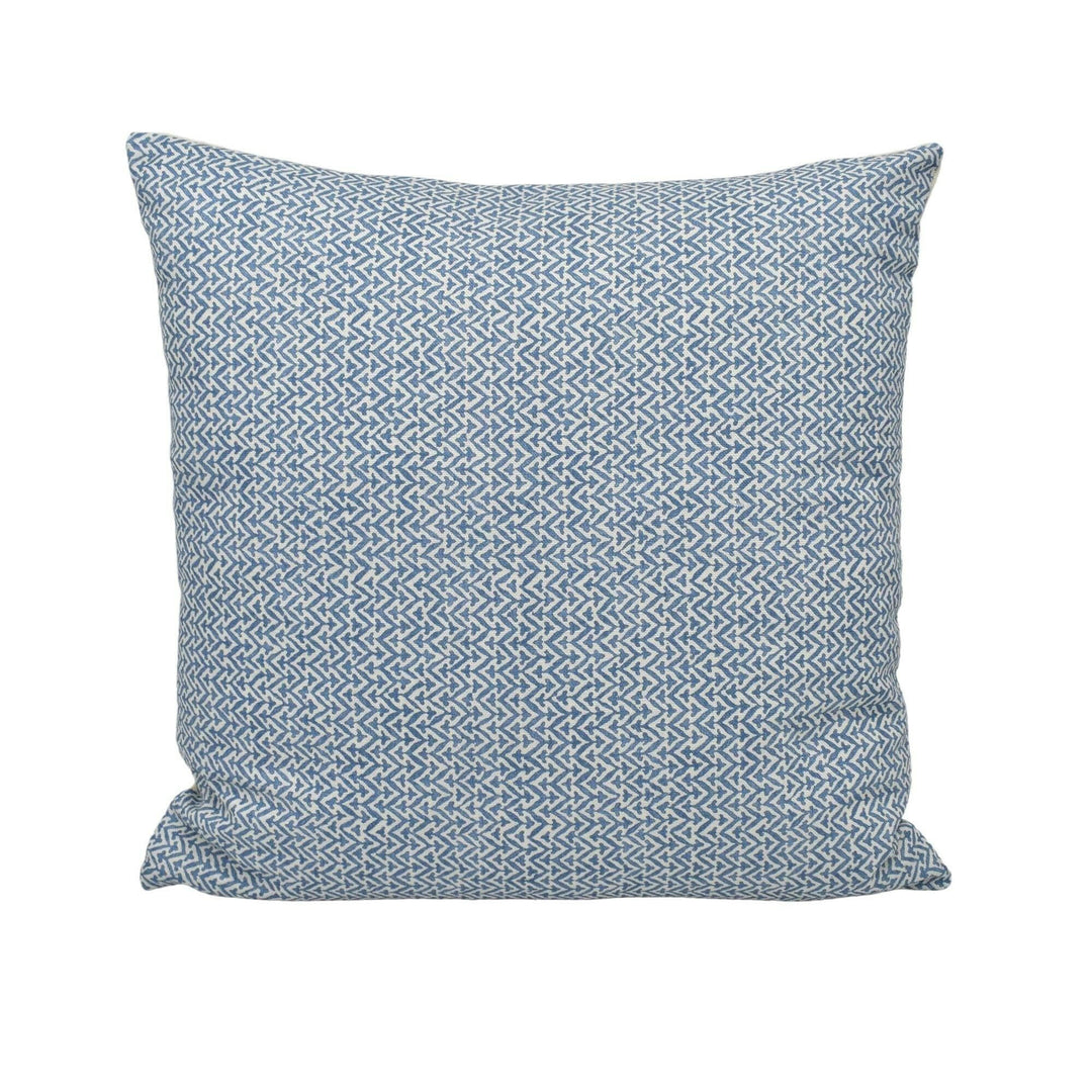 GP & J Baker - Tilly - Indigo - Stylish Versatile Geometric Designer Cushion Cover - Luxury Throw Pillow - Handmade Home Decor - Scatter.