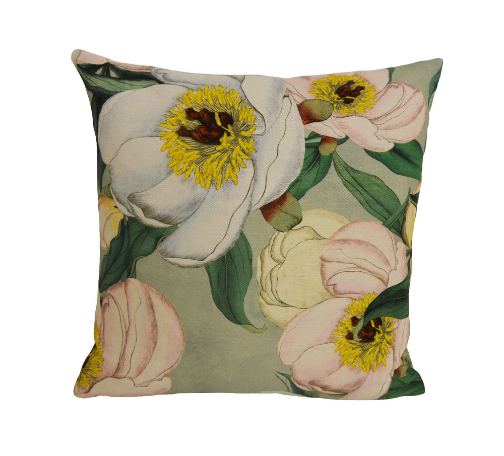 Designers Guild - Paeonia Albiflora - Celadon - Cushion Cover Pillow Throw Stunning Home Decor.