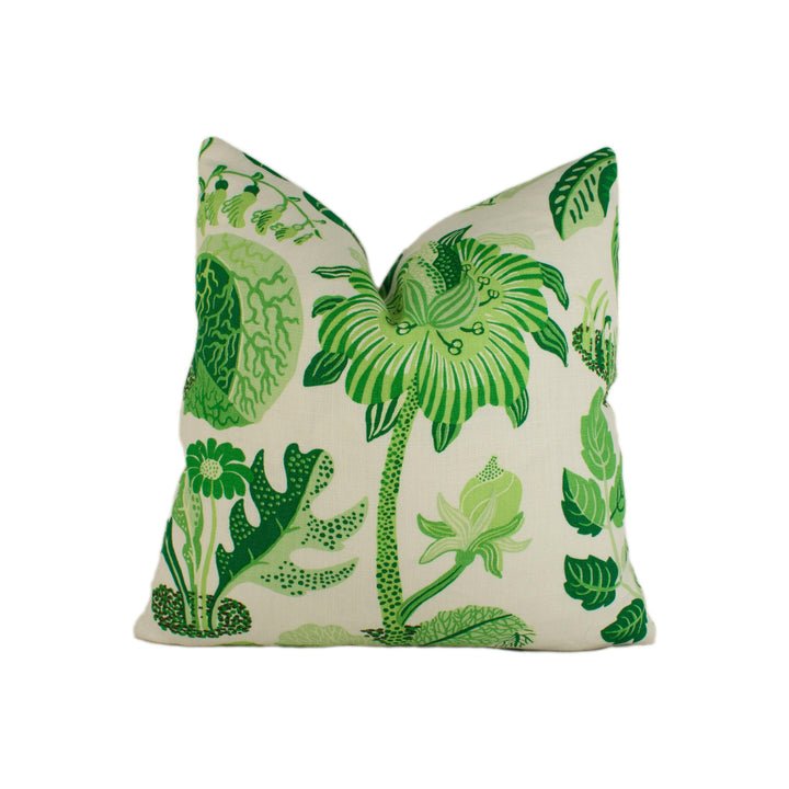 Schumacher - Exotic Butterfly - Leaf - Signature Josef Frank Whimsical Butterfly Designer Cushion Cover - Luxury Throw Pillow - Handmade.