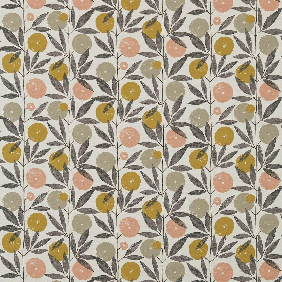 Scion - Blomma - 4 Colourways Available - Kiwi / Heather / Toffee / Tangerine - Retro Floral Cushion Cover - Handmade Throw Pillow Designer.