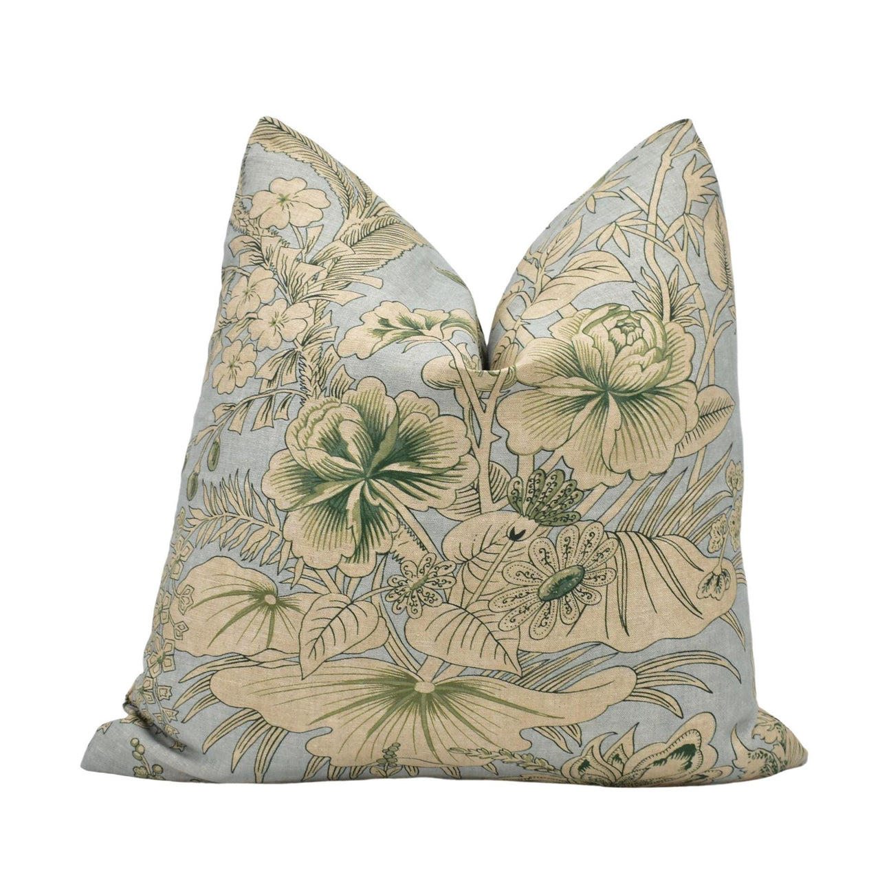 a pillow with a floral design on it