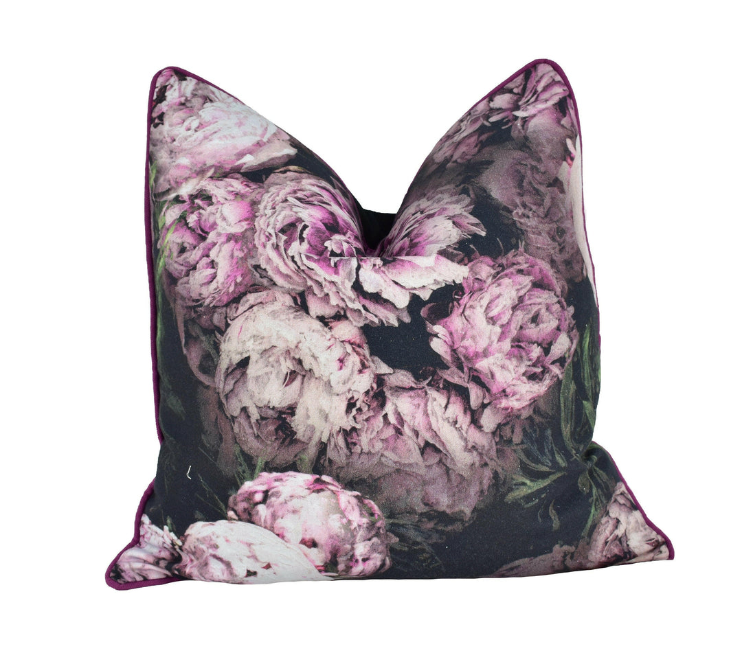 Designers Guild - Vespertina - Blossom - Stunning Contrast Piped Cushion Cover Throw Pillow Designer Home Decor.