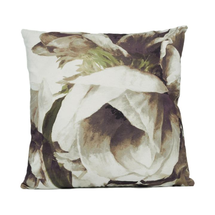 Designers Guild - Sepia Flower - Birch - Sophisticated Sultry Floral Cushion Cover - Handmade Throw Pillow Designer Home Décor.
