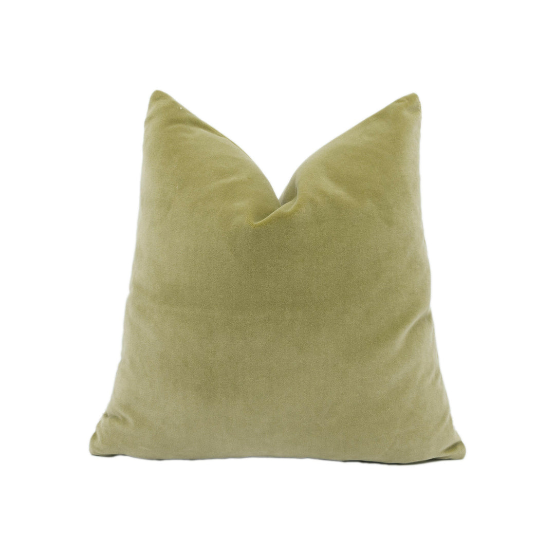 Designer Velvet Stunning Olive Green Cushion Cover Throw Pillow Home Décor.