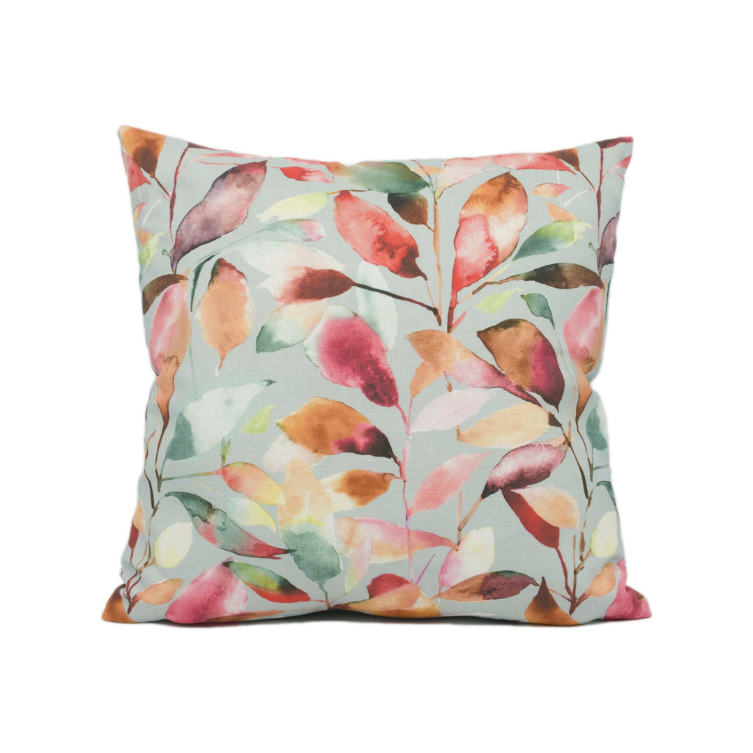 Voyage - Brympton - Russet - Wonderful Leaf Design Cushion Cover Throw Pillow Designer Home Décor.