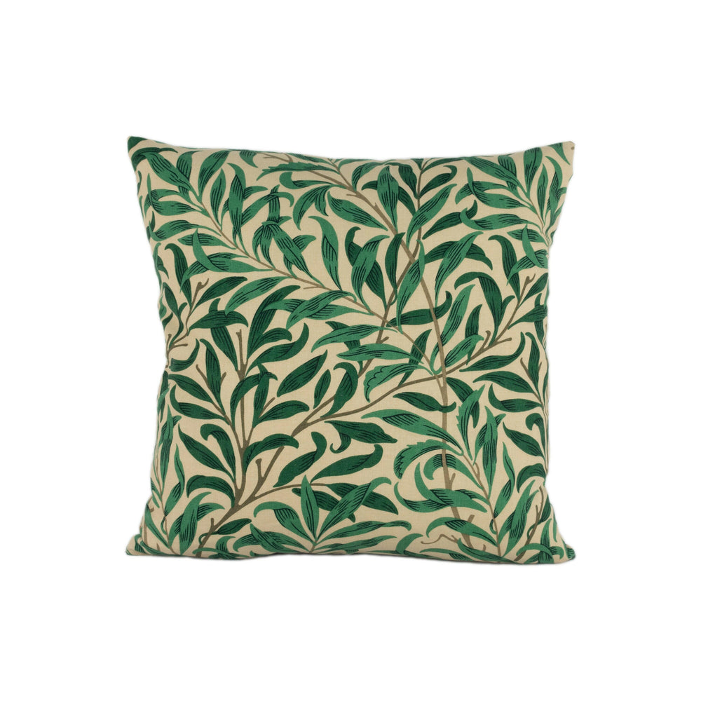 William Morris - Willow Boughs - Taupe / Green - Cushion Cover Throw Pillow Designer Home Decor.