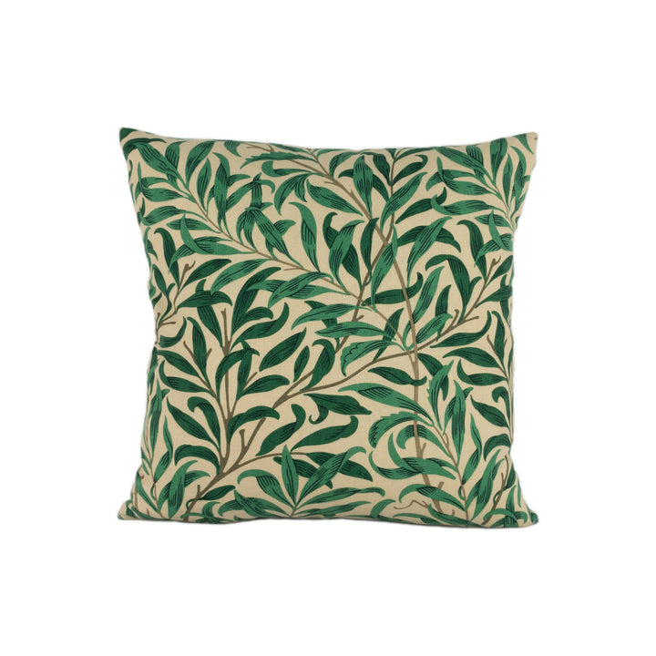 William Morris - Willow Boughs - Taupe / Green - Cushion Cover Throw Pillow Designer Home Decor.