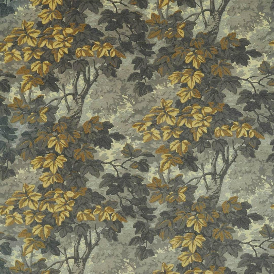 Zoffany - Richmond Park Velvet - Nightfall - Dark Moody Foliage Designer Velvet Cushion Cover - Luxury Throw Pillow - Handmade Home Decor.