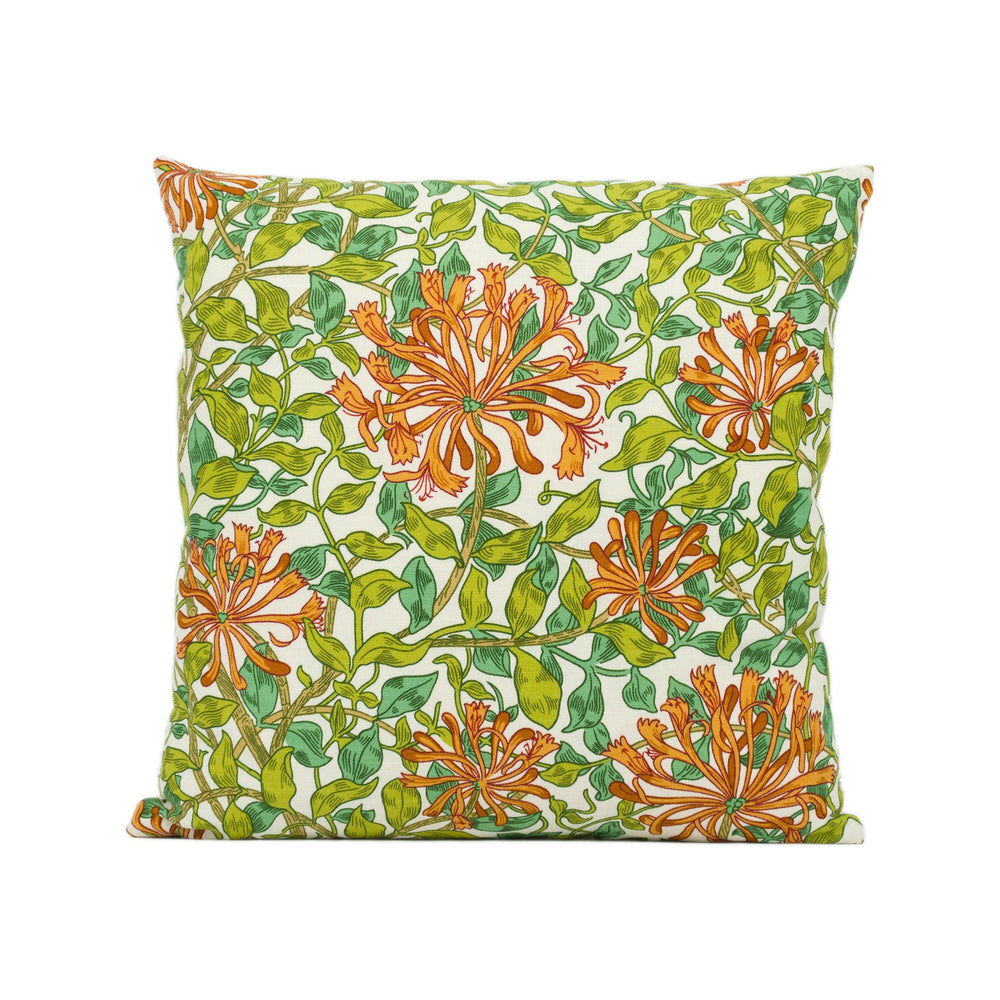 William Morris - Honeysuckle - Summer - Classic English Cushion Cover Handmade Throw Pillow Designer Home Décor.