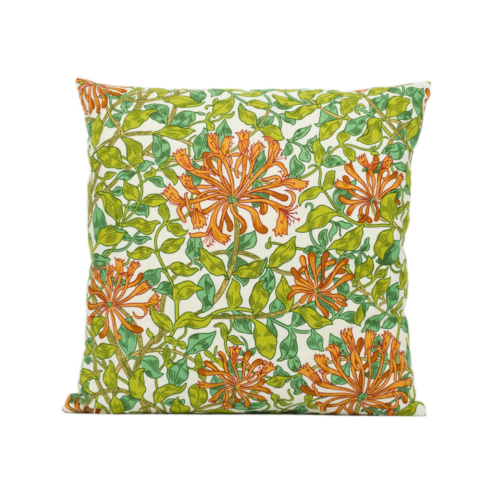 William Morris - Honeysuckle - Summer - Classic English Cushion Cover Handmade Throw Pillow Designer Home Décor.