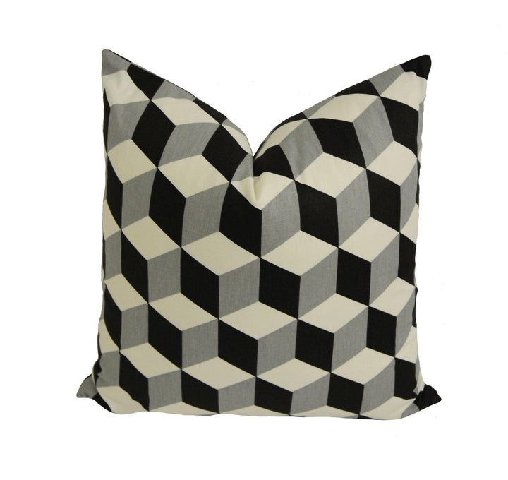 Prestigious Textiles - Cube - Jet - Cushion Covers/Pillow Throws.