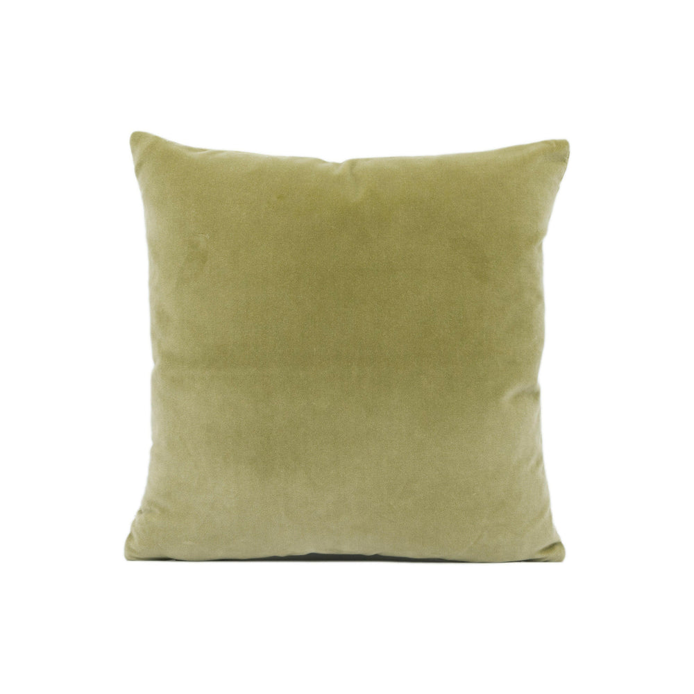 Designer Velvet Stunning Olive Green Cushion Cover Throw Pillow Home Décor.