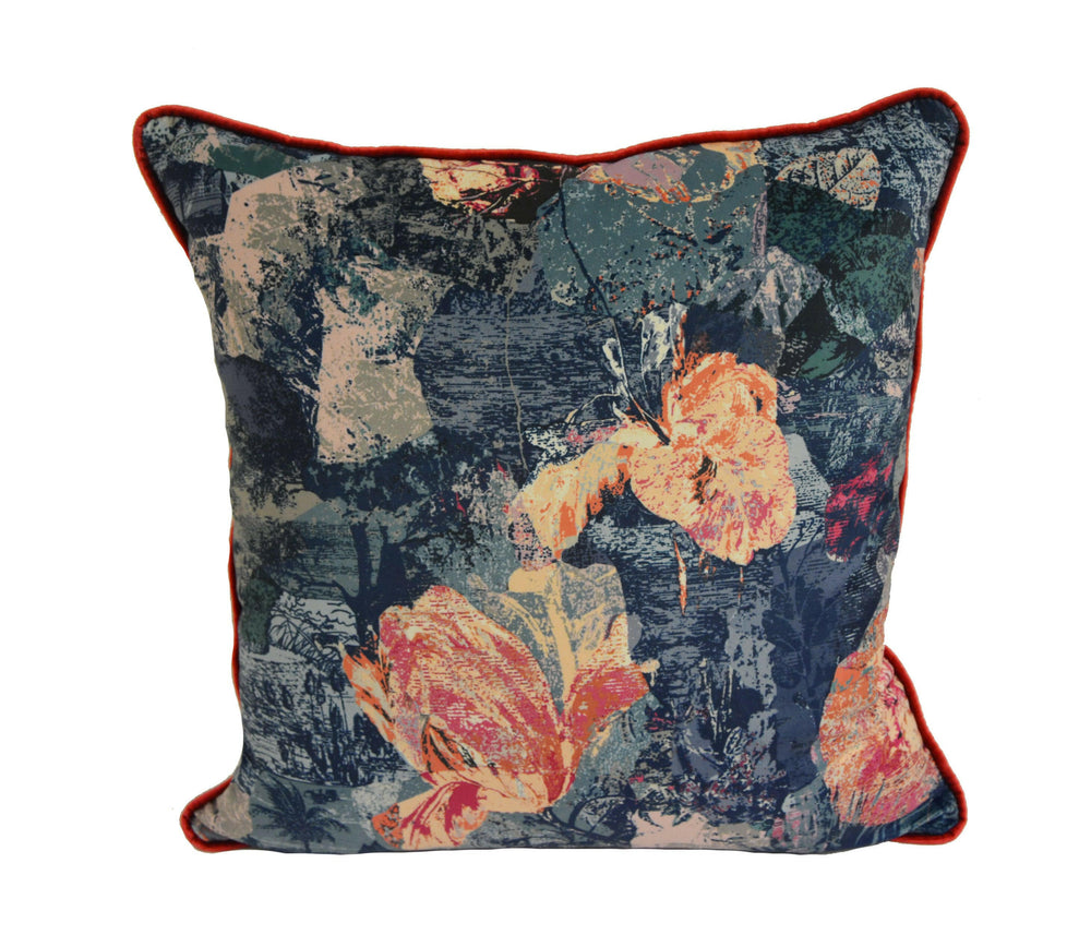 Mustique - Indigo / Pink - Boho Chic Collection - Stunning Cushion Cover / Pillow Throw.