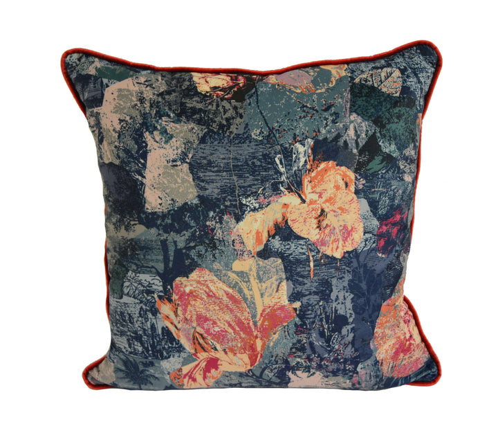 Mustique - Indigo / Pink - Boho Chic Collection - Stunning Cushion Cover / Pillow Throw.