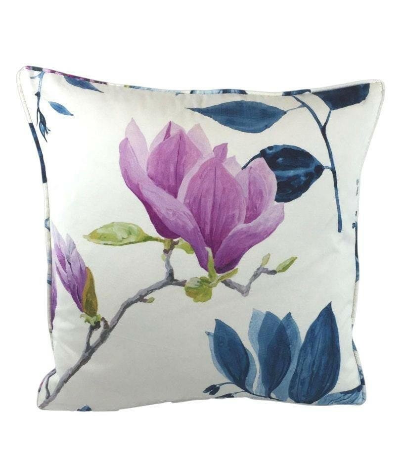 Designers Guild - Mokuren II - Indigo - Cushion Cover Throw Pillow Designer Home Decor.