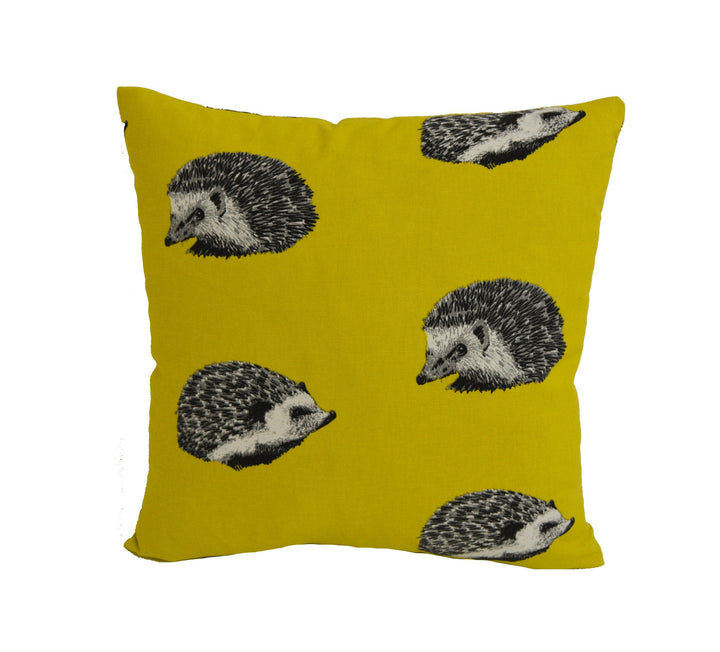 Prestigious Textiles - Hedgehog - Jonquil - Designer Cushion Cover Home Decor Throw Pillow.