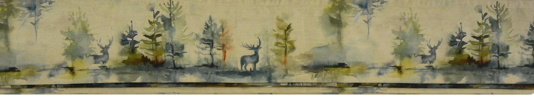 Voyage Decoration - Wilderness - Linen Topaz - Fabric Made To Measure Professionally Made Roman Blind.