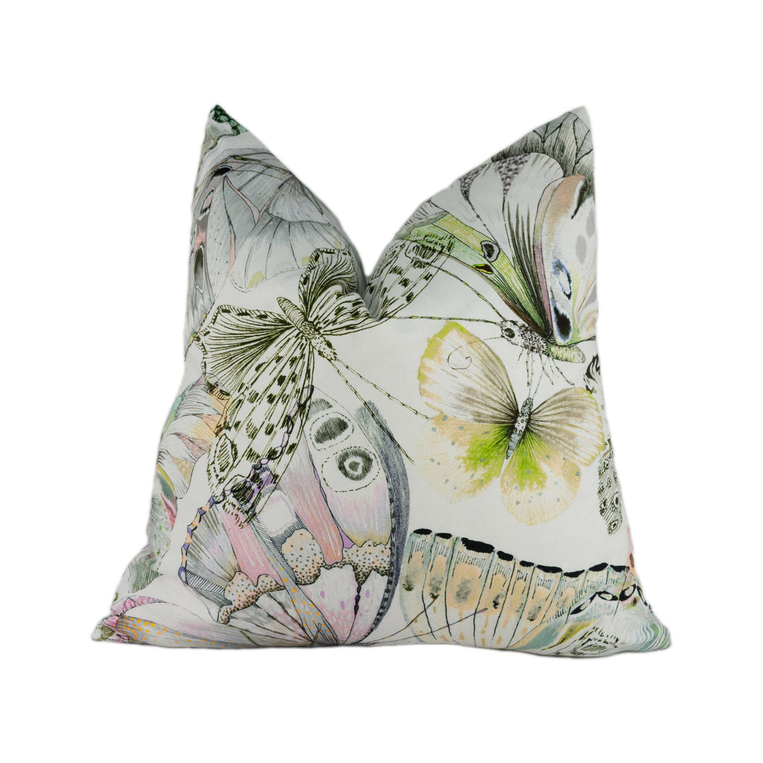 Designers Guild - Papillons - Shell - Stunning Designer Cushion Cover Home Décor Throw Pillow.