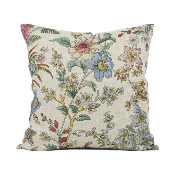 St. Leger & Viney - Cordelia - Col 1 - Stunning Classic Floral Cushion Cover - Handmade Throw Pillow - Designer Home Décor.